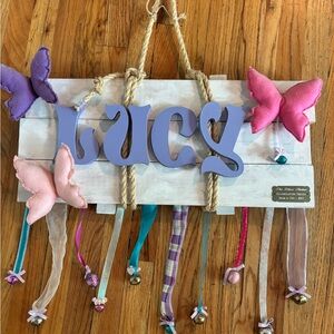 Personalized Butterfly Wall Hanging for LUCY